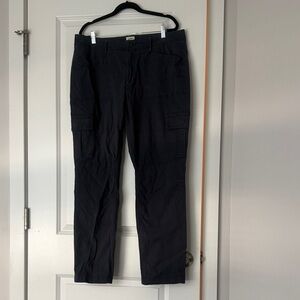 L.L. Bean Women's Dark Blue Straight Leg Cargo Pants